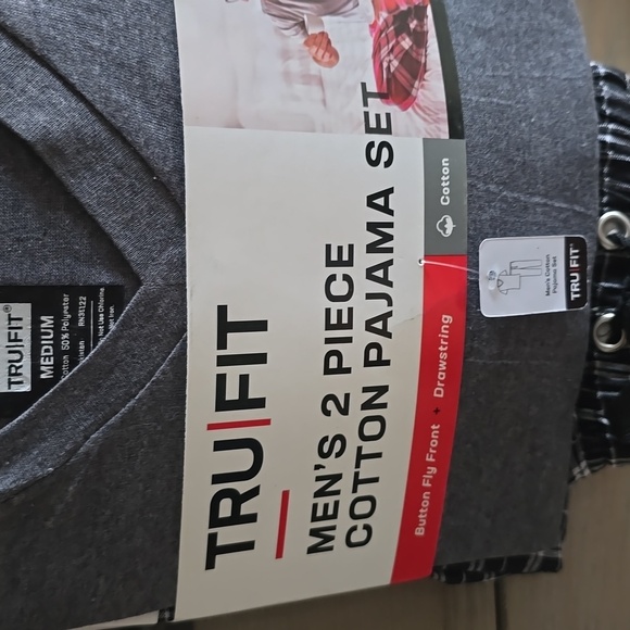 TRULFIT MENS PAJAMA SET - Picture 2 of 4